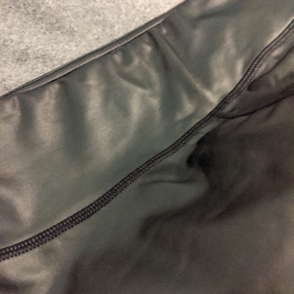 NWT Faux Leather Leggings - Picture 2 of 4